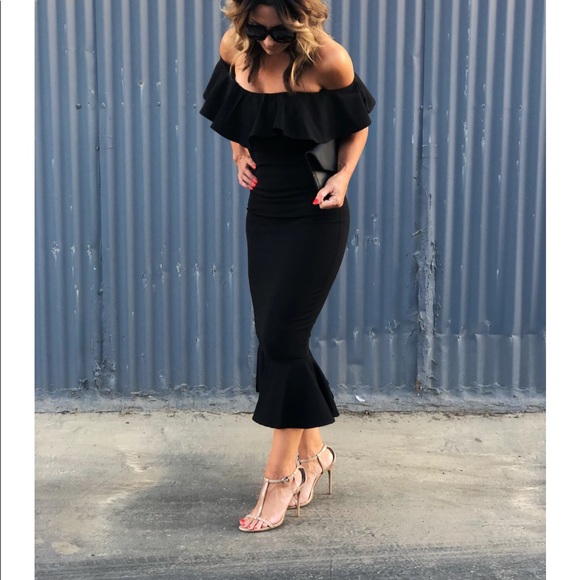 Ruffle Midi Dress - Picture 3 of 3